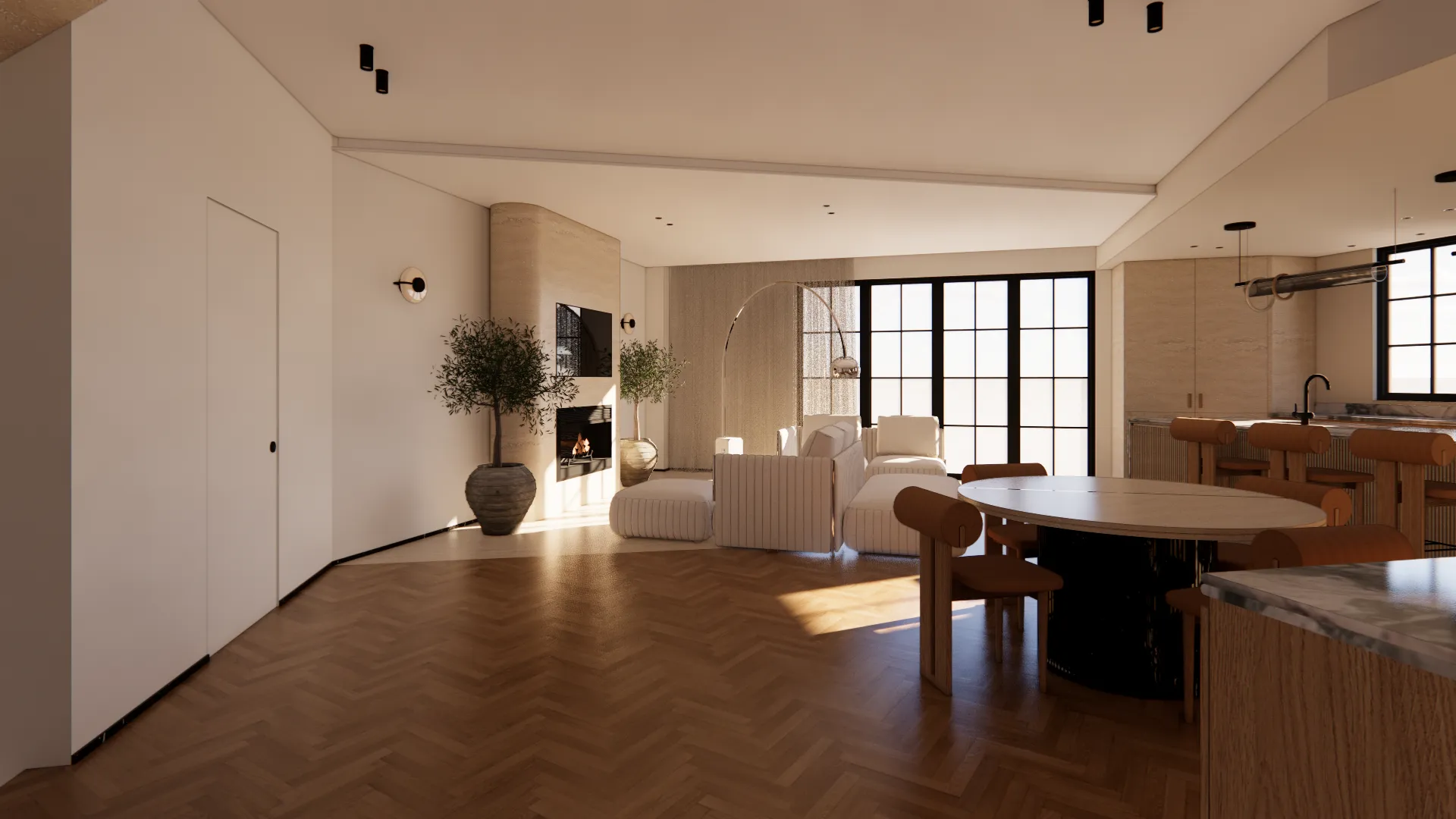 The refined living spaces at 5316 Reno Road NW